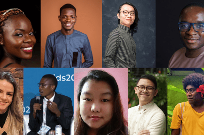 HIV young leaders collage